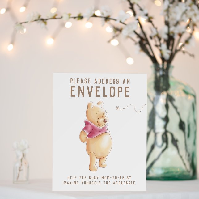 Winnie the Pooh Fall Harvest Pumpkin Baby Shower Foam Board (In Situ (Wedding))