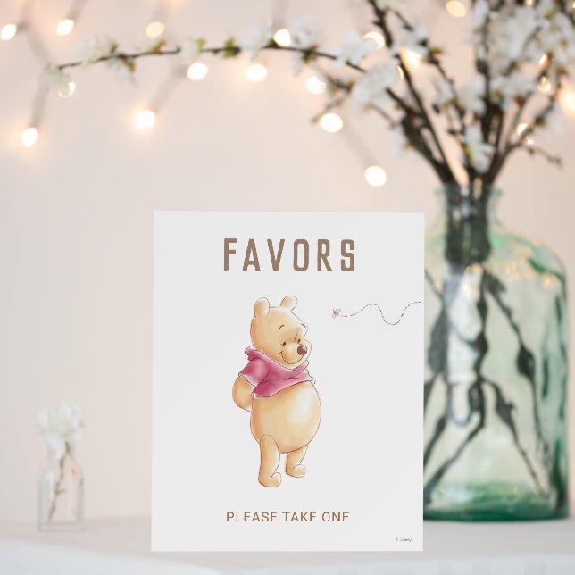 Winnie the Pooh Fall Harvest Pumpkin Baby Shower Foam Board (In Situ (Wedding))