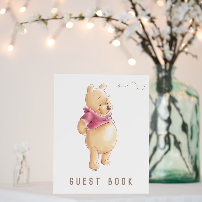Winnie the Pooh Fall Harvest Pumpkin Baby Shower Foam Board (In Situ (Wedding))
