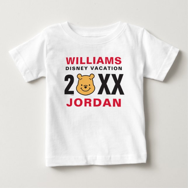 Winnie the Pooh | Family Vacation Baby T-Shirt (Front)
