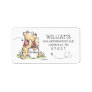 Winnie the Pooh | First Birthday Label