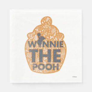Winnie the Pooh Floral Hunny Pot Napkins