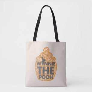 Winnie the Pooh Floral Hunny Pot Tote Bag
