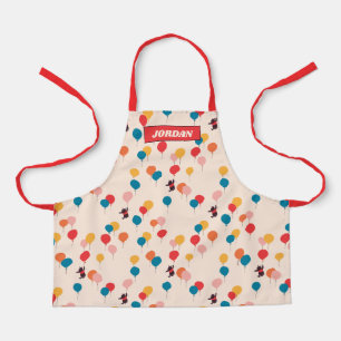 Winnie the Pooh Flying High Balloon Pattern Apron