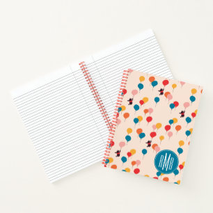 Winnie the Pooh   Flying High Balloon Pattern Notebook