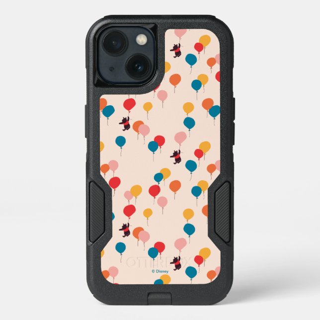Winnie the Pooh | Flying High Balloon Pattern Otterbox iPhone Case (Back)