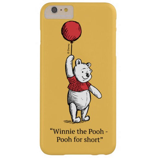 Winnie the Pooh for Short Barely There iPhone 6 Plus Case