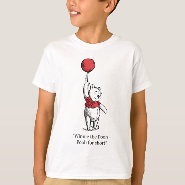 Winnie the Pooh for Short T-Shirt (Front)