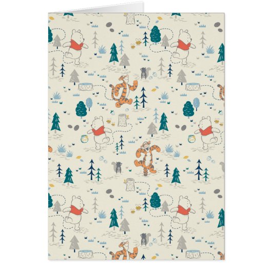 Winnie the Pooh | Forest Animals Pattern Cards (Front)