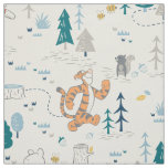Winnie the Pooh | Forest Animals Pattern Fabric