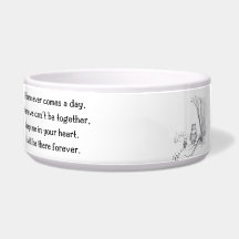 Winnie-the-Pooh "Forever" Ceramic Pet Bowl