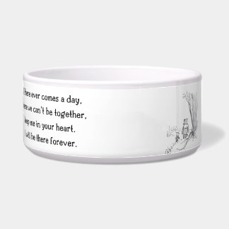 Winnie-the-Pooh "Forever" Ceramic Pet Bowl