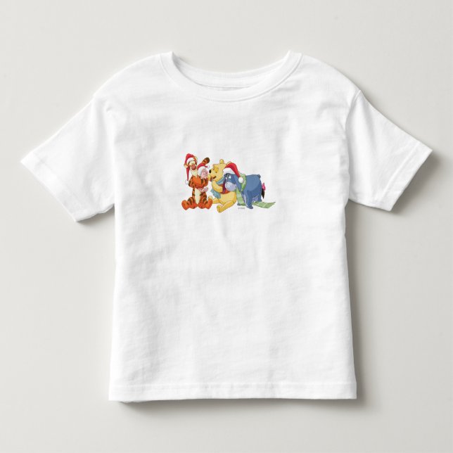 Winnie The Pooh & Friends Holiday Toddler T-shirt (Front)