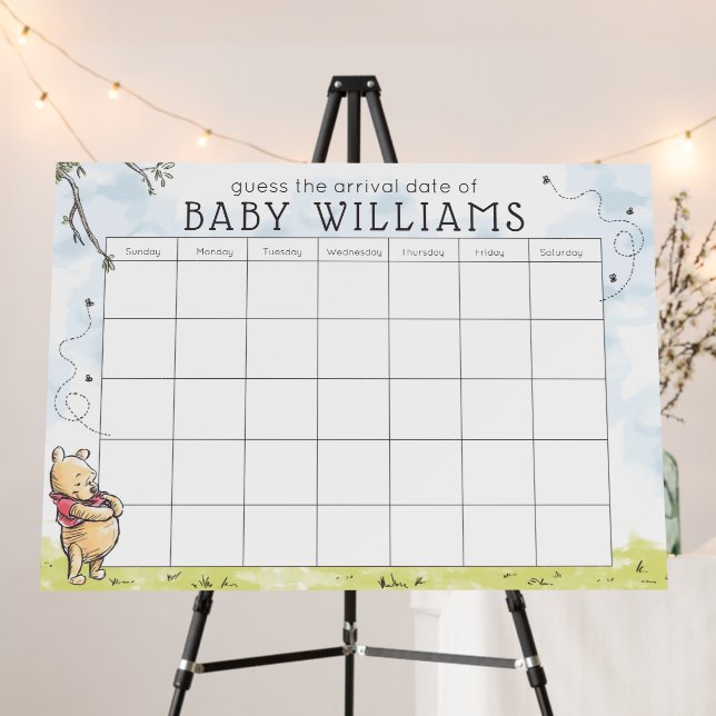 Winnie the Pooh | Guess the Due Date Poster (In Situ (Stand))