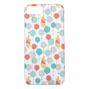Winnie the Pooh   Hanging On Balloons Pattern iPhone 8/7 Case