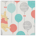 Winnie the Pooh | Hanging On Balloons Pattern Fabric