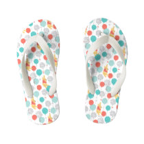 Winnie the Pooh | Hanging On Balloons Pattern Kid's Flip Flops Winnie the Pooh | Hanging On Balloons Pattern Kid's Flip Flops