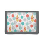 Winnie the Pooh | Hanging On Balloons Pattern Trifold Wallet