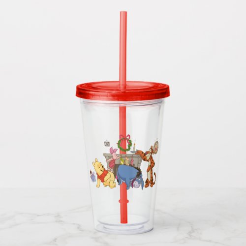 Winnie the Pooh  Hanging Stockings Acrylic Tumbler