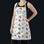 Winnie the Pooh | Hanging with Friends Pattern Apron<br><div class="desc">Check out this cute pattern featuring Winnie the Pooh,  Tigger,  Eeyore,  Rabbit and Roo.</div>