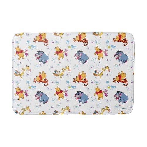 Winnie the Pooh  Hanging with Friends Pattern Bath Mat