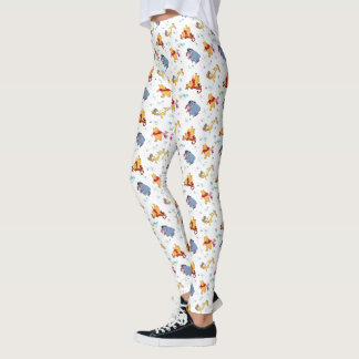 Winnie the Pooh | Hanging with Friends Pattern Leggings