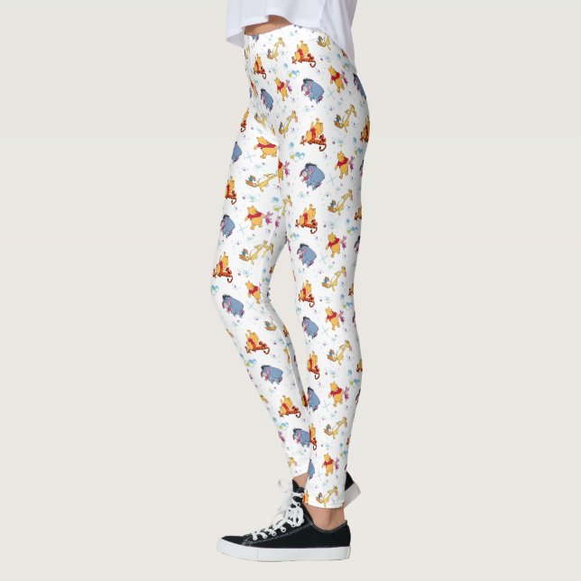 Winnie the Pooh | Hanging with Friends Pattern Leggings (Left)