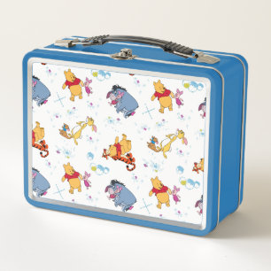 Winnie the Pooh   Hanging with Friends Pattern Metal Lunch Box