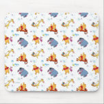 Winnie the Pooh | Hanging with Friends Pattern Mouse Pad<br><div class="desc">Check out this cute pattern featuring Winnie the Pooh, Tigger, Eeyore, Rabbit and Roo.</div>