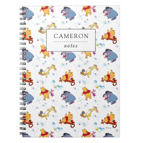 Winnie the Pooh  Hanging with Friends Pattern Notebook