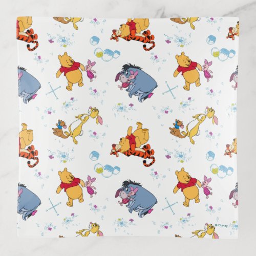 Winnie the Pooh  Hanging with Friends Pattern Trinket Tray