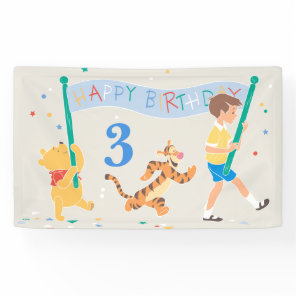 Winnie the Pooh | Happy Birthday Banner
