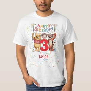 Winnie the Pooh   Happy Birthday T-Shirt