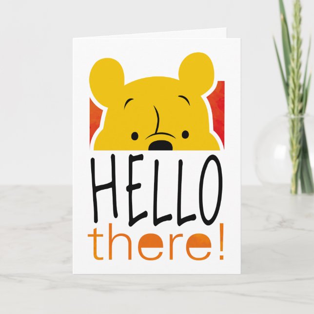 Winnie the Pooh | Hello There! Card (Front)