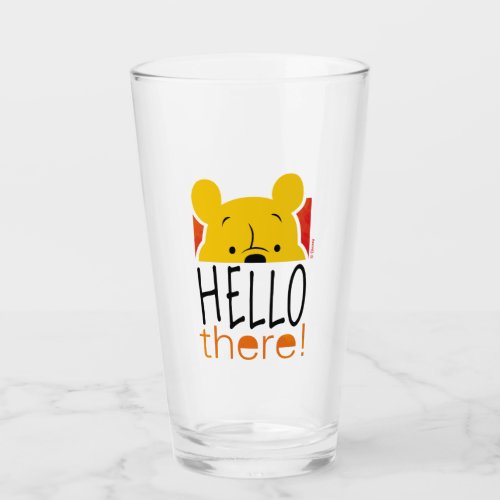 Winnie the Pooh  Hello There Glass