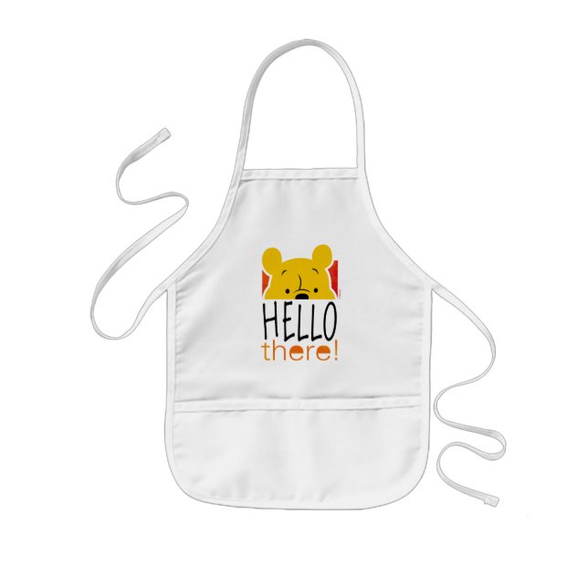Winnie the Pooh | Hello There! Kids' Apron (Front)
