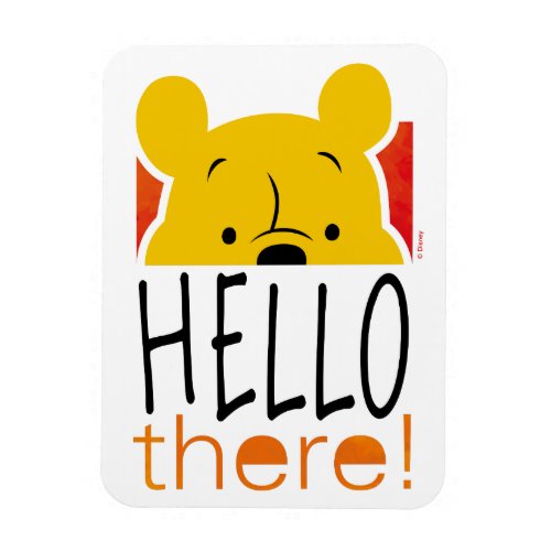 Winnie the Pooh  Hello There Magnet