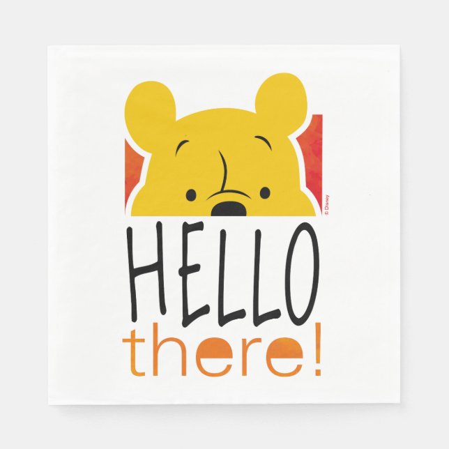 Winnie the Pooh | Hello There! Napkins (Front)