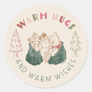 HALLMARK: Winnie the Pooh Christmas Stickers – Sticker Stash Outlet