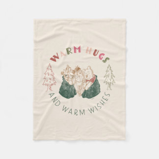 Winnie the Pooh | Holiday Wishes Fleece Blanket