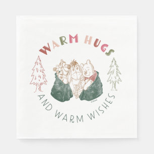 Winnie the Pooh Holiday Wishes Napkins