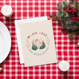 Winnie the Pooh Holiday Wishes Postcard