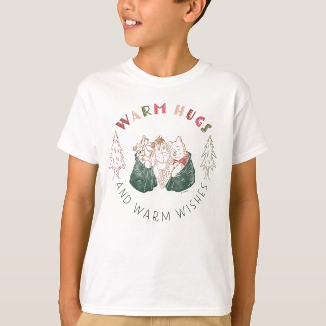 Winnie the Pooh | Holiday Wishes T-Shirt (Front)