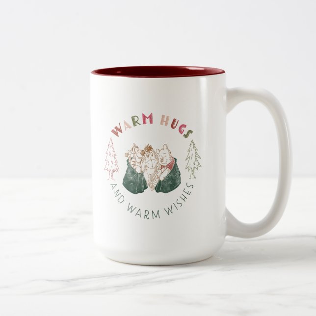 Winnie the Pooh | Holiday Wishes Two-Tone Coffee Mug (Right)