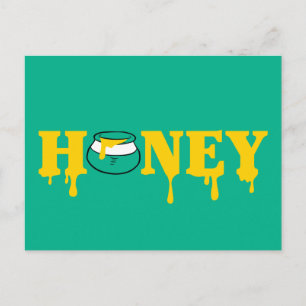 Winnie the Pooh   Honey Postcard