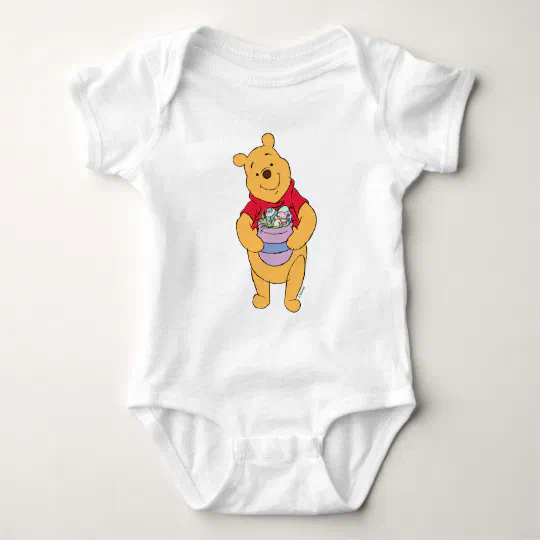 Disney Winnie the Pooh Bear Piglet Easter Eggs Best Friends Unisex Tee T-Shirt 