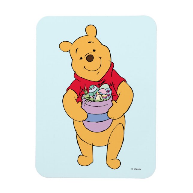 Winnie the Pooh | Honey Pot Full of Easter Eggs Magnet (Vertical)