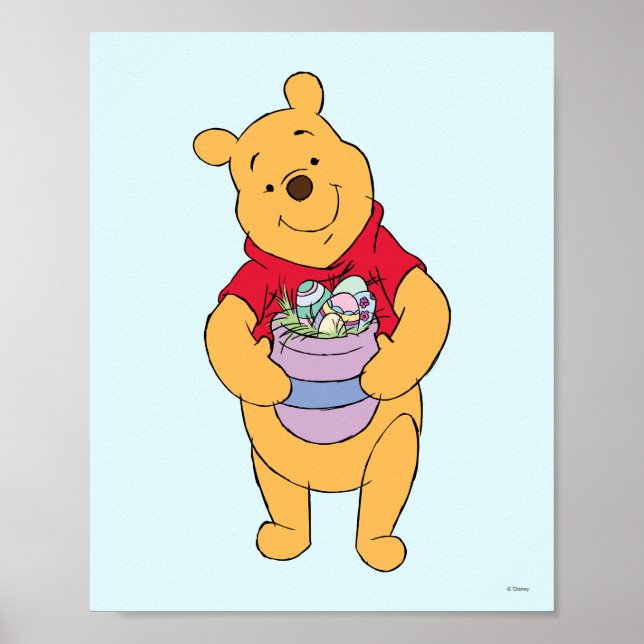 Winnie the Pooh | Honey Pot Full of Easter Eggs Poster (Front)
