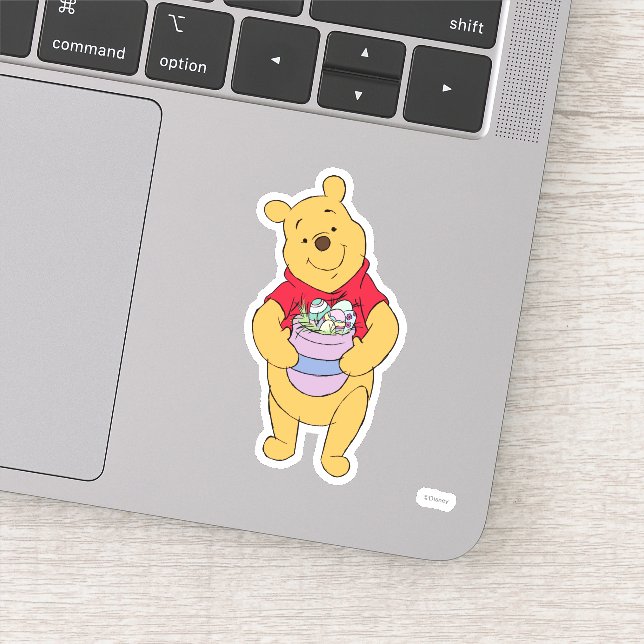 Winnie the Pooh | Honey Pot Full of Easter Eggs Sticker (Detail)