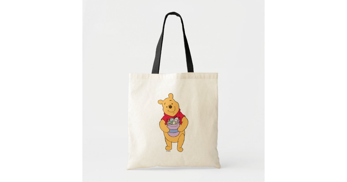 Winnie the Pooh, Honey Pot Full of Easter Eggs Tote Bag